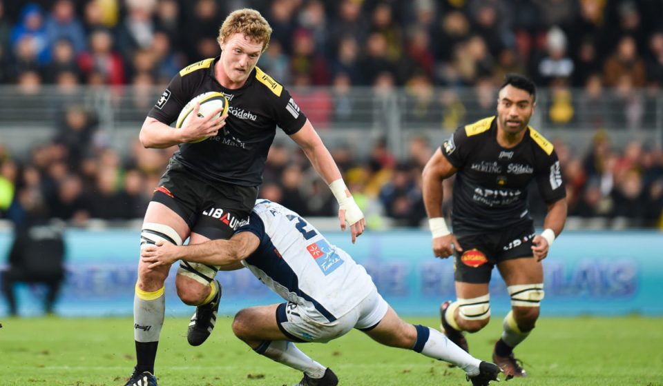 Thomas Jolmes of La Rochelle during the Top 14 match between La Rochelle and Montpellier on December 2, 2017 in La Rochelle, France. (Photo by Alexandre Dimou/Icon Sport)