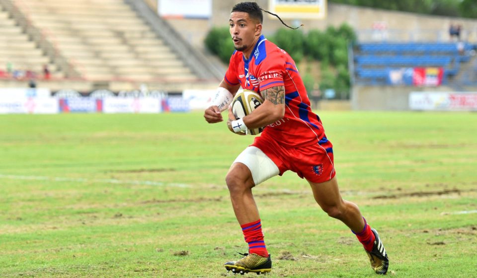 Romeo Ballu of Beziers during Pro D2 match between Beziers and Massy on August 23, 2018 in Beziers, France. (Photo by Alexandre Dimou/Icon Sport)