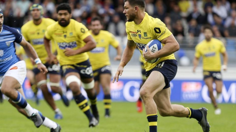 Remy Grosso of Clermont during the Top 14 match between Castres and Clermont on October 1, 2017 in Castres, France. (Photo by Laurent Frezouls/Icon Sport)