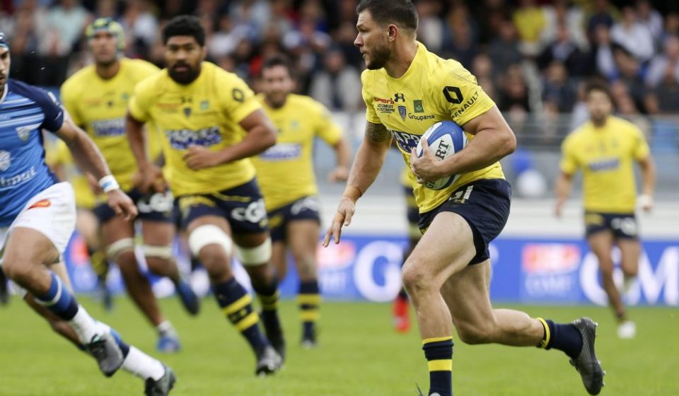 Remy Grosso of Clermont during the Top 14 match between Castres and Clermont on October 1, 2017 in Castres, France. (Photo by Laurent Frezouls/Icon Sport)