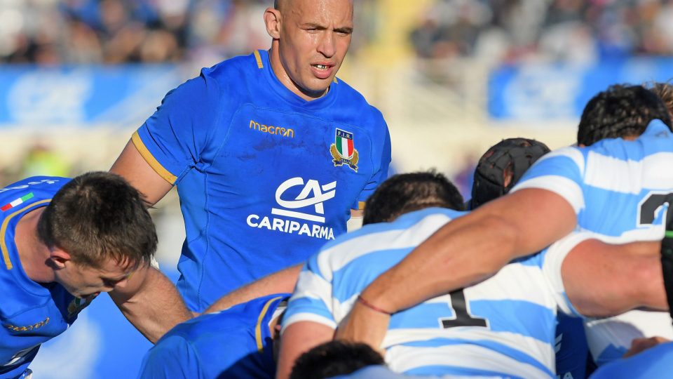 Sergio Parisse during the Autumn International match between Italy and Argentina on November 18 2017 in Firenze