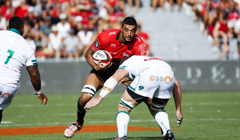 Swan Rebbadj of Toulon  during the Top 14 match between RC Toulon and Pau at Felix Mayol Stadium on August 27, 2017 in Toulon, France. (Photo by Guillaume Ruoppolo/Icon Sport)