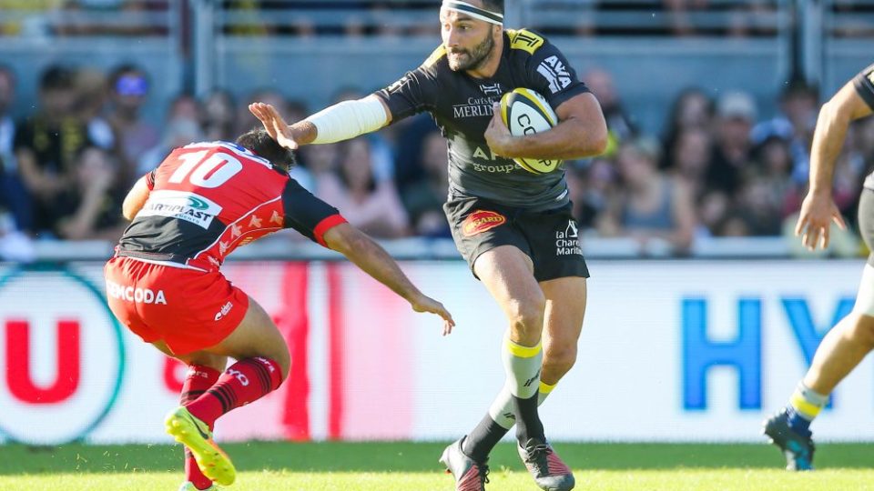 Jeremy Sinzelle of La Rochelle during the Top 14 match between Stade Rochelais and Oyonnax Rugby at  La Rochelle on September 23, 2017 in , France. (Photo by Vincent Michel/Icon Sport)