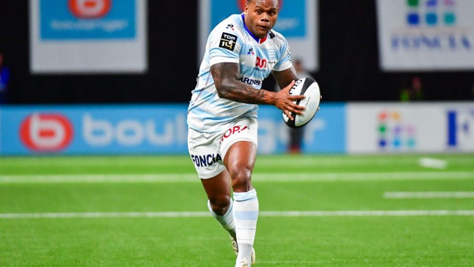 Virimi Vakatawa of Racing 92 during the Top 14 match between Racing 92 and Clermont on January 7, 2018 in Nanterre, France. (Photo by Dave Winter/Icon Sport)