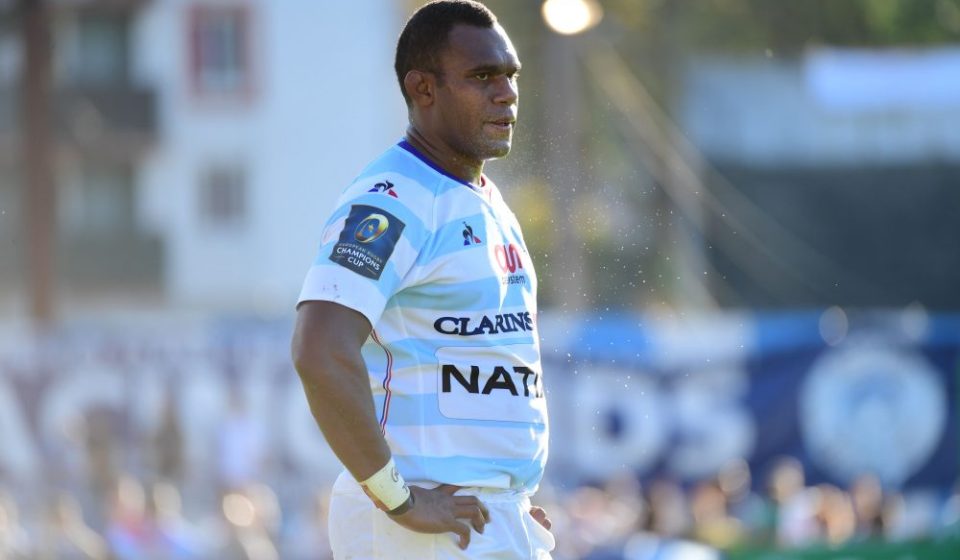 Leone Nakarawa of Racing 92 during the European Rugby Champions Cup match between Racing 92 and Leicester Tigers on October 14, 2017 in Colombes, France. (Photo by Dave Winter/Icon Sport)
