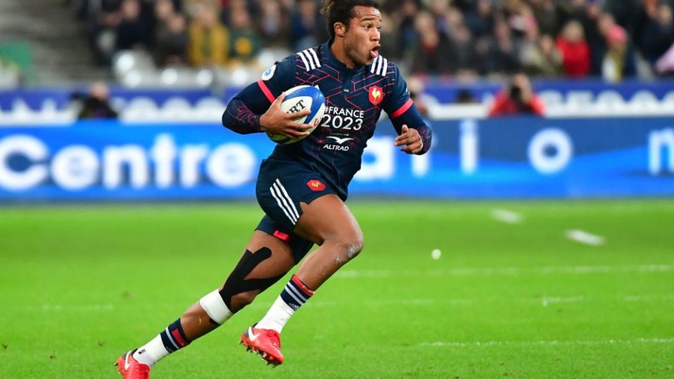 Teddy Thomas of France during the test match between France and South Africa at Stade de France on November 18, 2017 in Paris, France. (Photo by Dave Winter/Icon Sport)