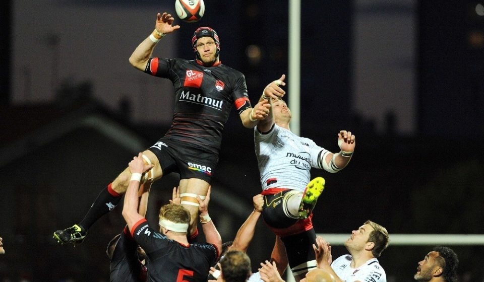 Julien Bonnaire of Lyon during the Top 14 match between Lyon OU and RC Toulon on November 6, 2016 in Lyon, France. (Photo by Jean Paul Thomas/Icon Sport)