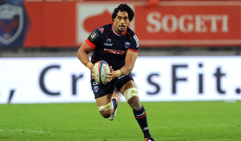 Steven SETEPHANO of Grenoble during the Top 14 rugby match between Fc Grenoble and Aviron Bayonnais Bayonne on October 8, 2016 in Grenoble, France. (Photo by Jean Paul Thomas/Icon Sport)