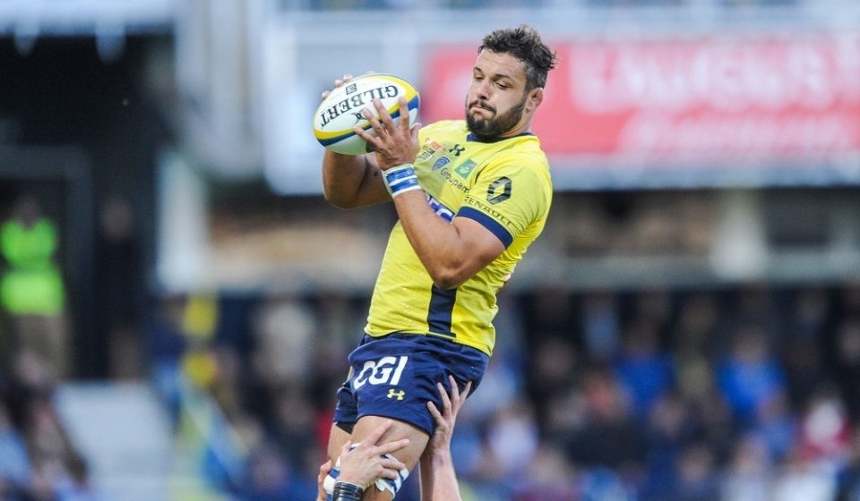 Damien CHOULY of Clermont during the Top 14 rugby match between Clermont Auvergne and Stade Toulousain Toulouse on October 9, 2016 in Clermont, France. (Photo by Jean Paul Thomas/Icon Sport)