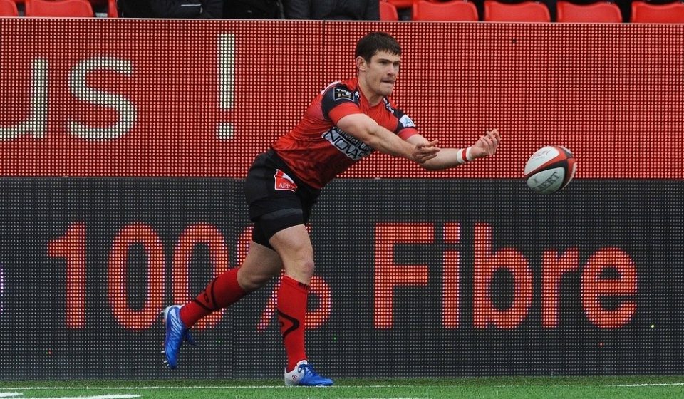 Fabien CIBRAY during the French Top 14 rugby union match between Oyonnax v Montpellier at Stade Charles Mathon on March 13, 2016 in Oyonnax, France.