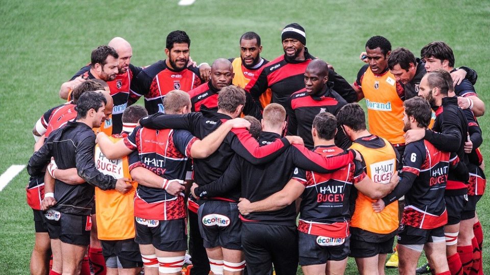 AMBIANCE / EQUIPE DE OYONNAX  - 13.12.2015 - Oyonnax / Saracens - European Champions Cup