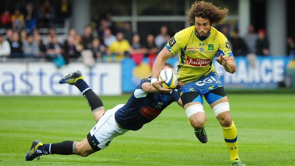 Camille GERONDEAU of Clermont during the French Top 14 rugby union match between Clermont v Agen at Stade Marcel Michelin on April 16, 2016 in Clermont-Ferrand, France. (Photo by Jean Paul Thomas / Icon Sport)