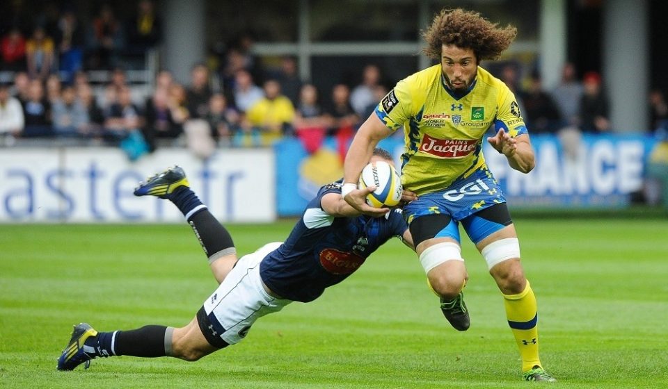 Camille GERONDEAU of Clermont during the French Top 14 rugby union match between Clermont v Agen at Stade Marcel Michelin on April 16, 2016 in Clermont-Ferrand, France. (Photo by Jean Paul Thomas / Icon Sport)