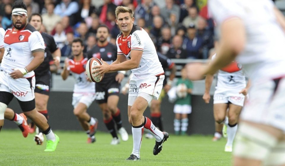 Toby FLOOD of Toulouse during the Top 14 rugby match between Lyon OU and Stade Toulousain on September 17, 2016 in Lyon, France. (Photo by Jean Paul Thomas/Icon Sport)