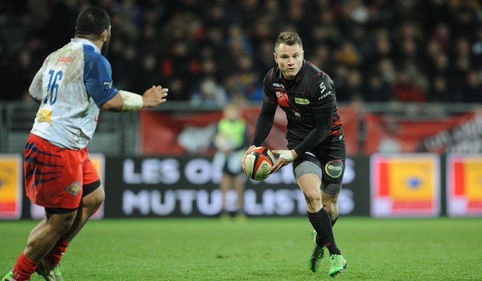 TOBY CARTER ARNOLD of  Lyon Lou during the Rugby French Pro D2 match between Lyon Lou v Aurillac at MATMUT Stadium on February 25, 2016 in Lyon, France.