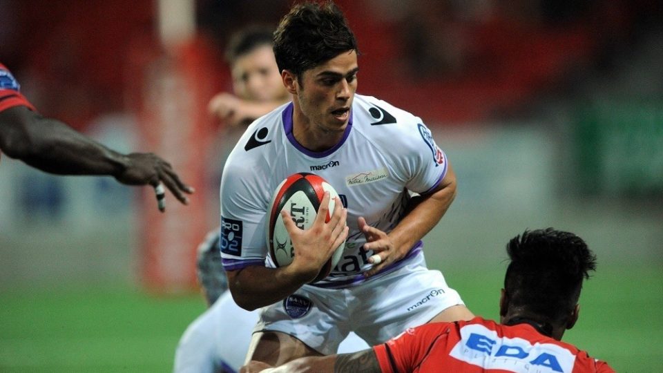 Quentin PILET of Angouleme during the French Pro D2 match between Oyonnax and Soyaux Angouleme on 26th August 2016, France.