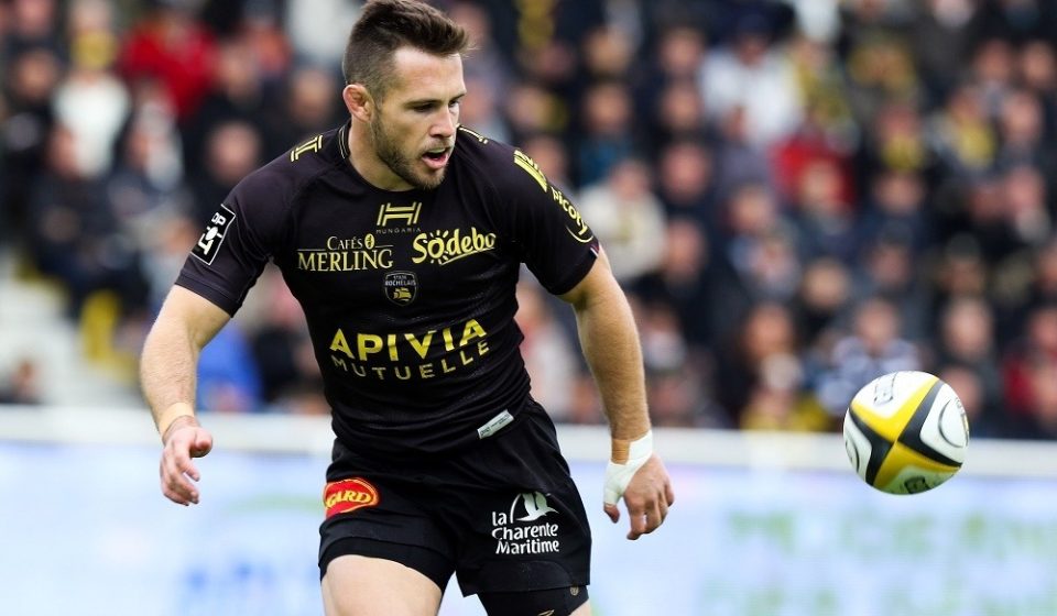 Zack Holmes of La Rochelle during the Top 14 match between Stade Rochelais and Section Paloise on November 6, 2016 in La Rochelle, France. (Photo by Eddy Lemaistre/Icon Sport)