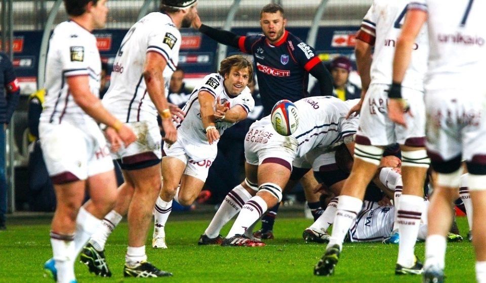 Yann LESGOURGUES during the Top 14 match between Grenoble and Bordeaux Begles on 12th November 2016
