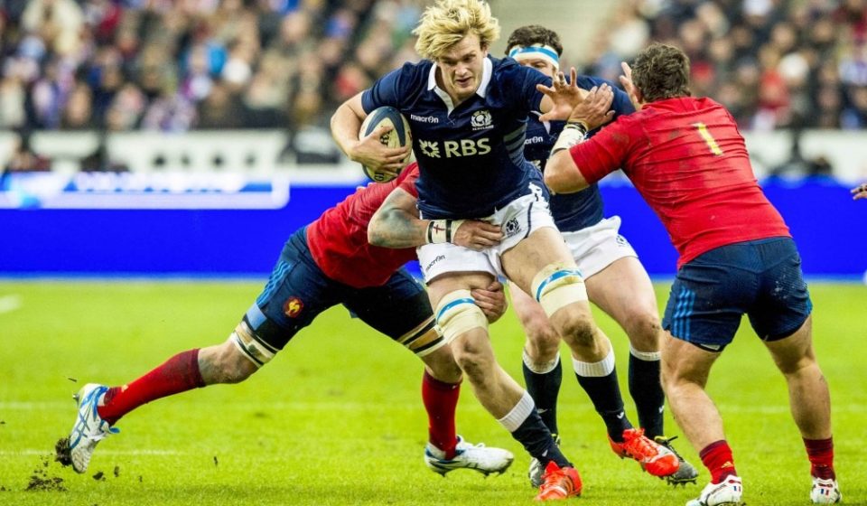 Richie Gray / Wesley Fofana - 07.02.2015 - France / Ecosse - Tournoi des Six Nations -Paris