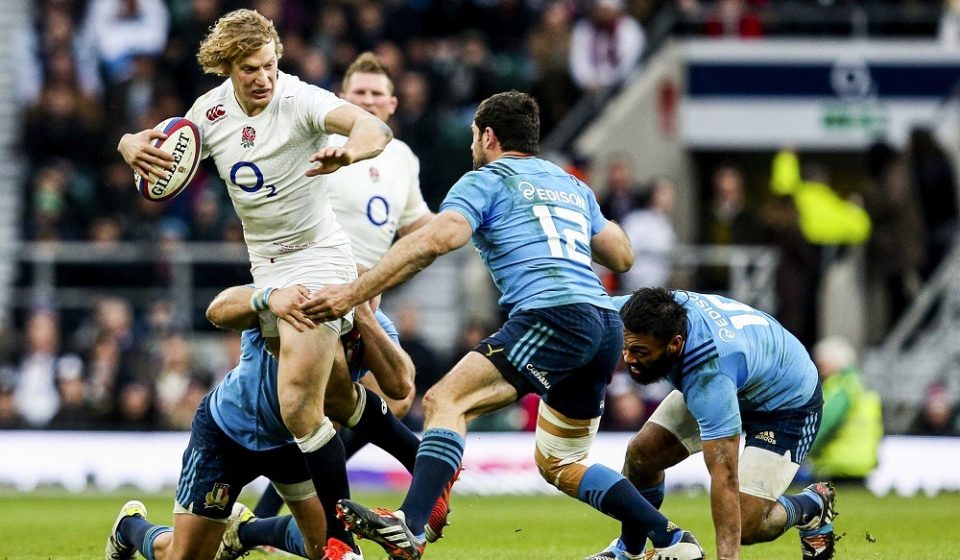 Billy Twelvetrees - 14.02.2015 - Angleterre / Italie - Tournoi des Six Nations - Twickenham