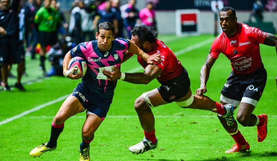 Julien ARIAS / Jocelino SUTA - 06.09.2015 - Stade  Francais / Toulon - 3eme journee de Top 14