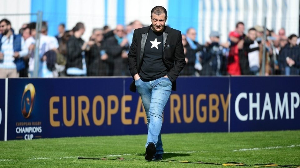 Toulon president Mourad Boudjellal before the European Rugby Champions Cup Quarter Final between Racing 92 v RC Toulon at Stade Yves Du Manoir on April 10, 2016 in Paris, France. (Photo by Dave Winter/Icon Sport)
