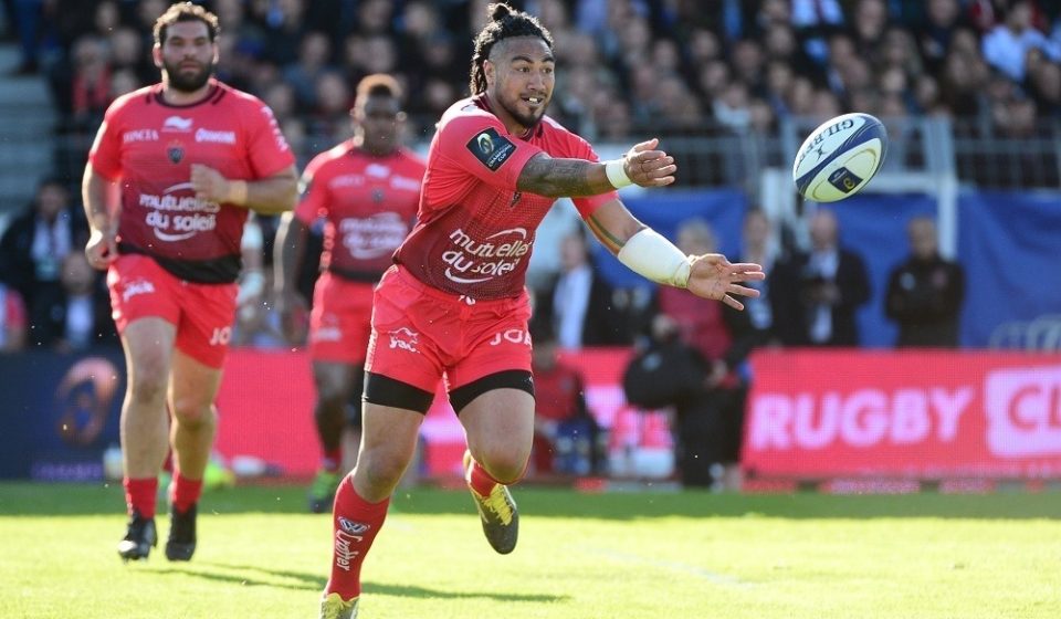 Maa Nonu of Toulon during the European Rugby Champions Cup Quarter Final between Racing 92 v RC Toulon at Stade Yves Du Manoir on April 10, 2016 in Paris, France. (Photo by Dave Winter/Icon Sport)