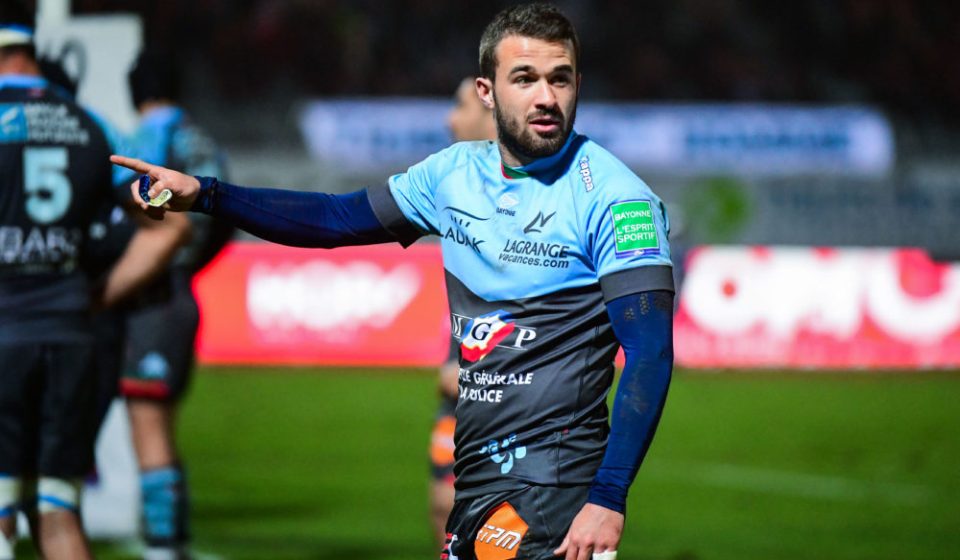 Martin Laveau of Bayonne during the Top 14 match between Racing 92 and Aviron Bayonnais Bayonne on February 11, 2017 in Colombes, France. (Photo by Dave Winter/Icon Sport)
