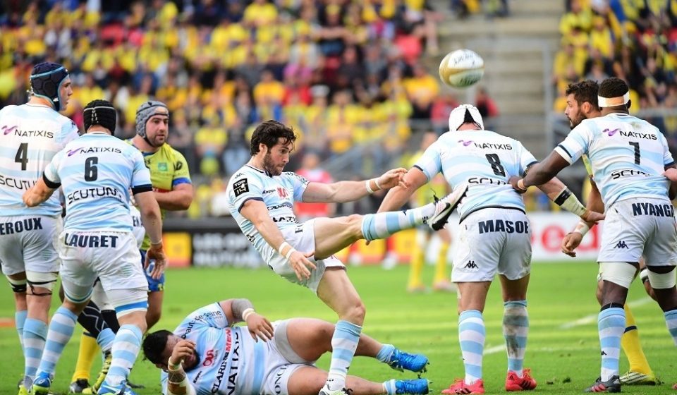 Maxime Machenaud of Racing 92 during the Rugby Top 14 League semi final match between Racing 92 and Clermont Auvergne at Roazhon Park on June 17, 2016 in Rennes, France. (Photo by Dave Winter/Icon Sport)